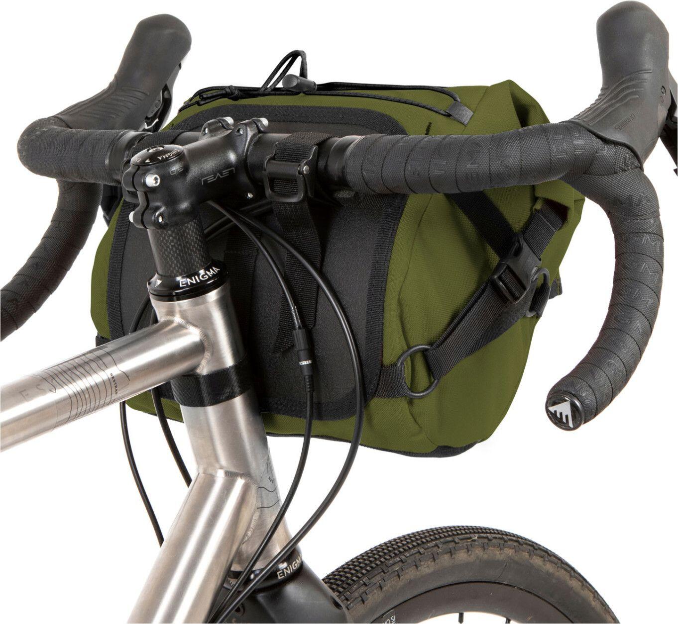 Restrap Bar Pack 10L Borsa da Manubrio Verde Oliva 5/5