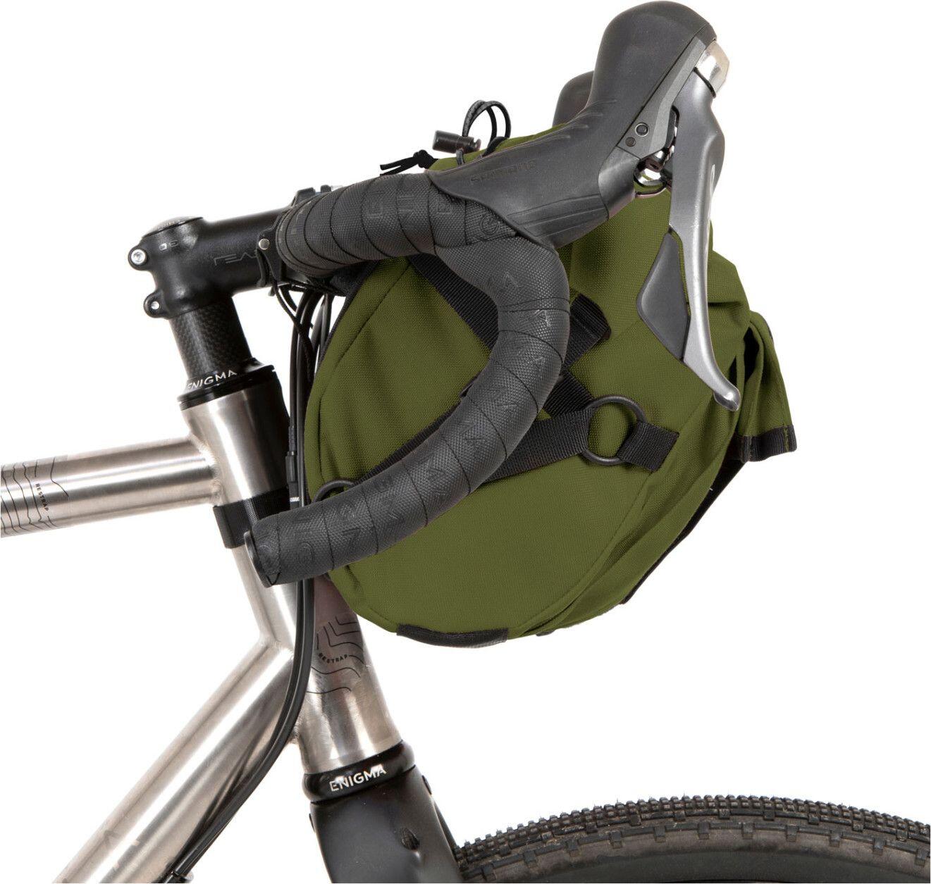 Restrap Bar Pack 10L Borsa da Manubrio Verde Oliva 4/5