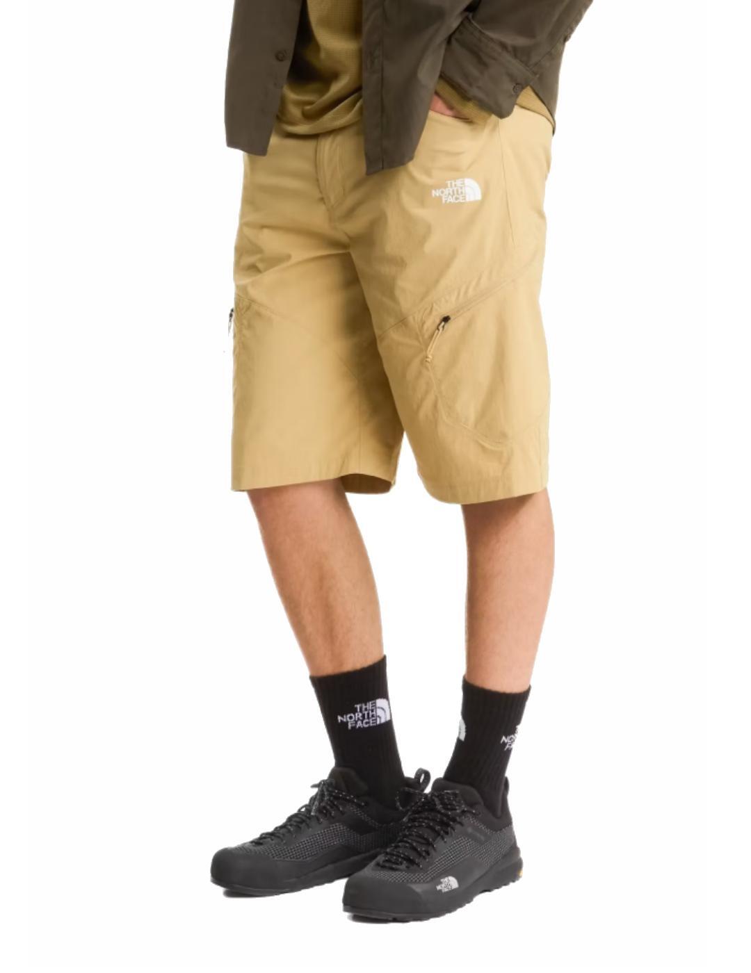 Pantaloni corti da uomo The North Face Exploration Beige. 1/3