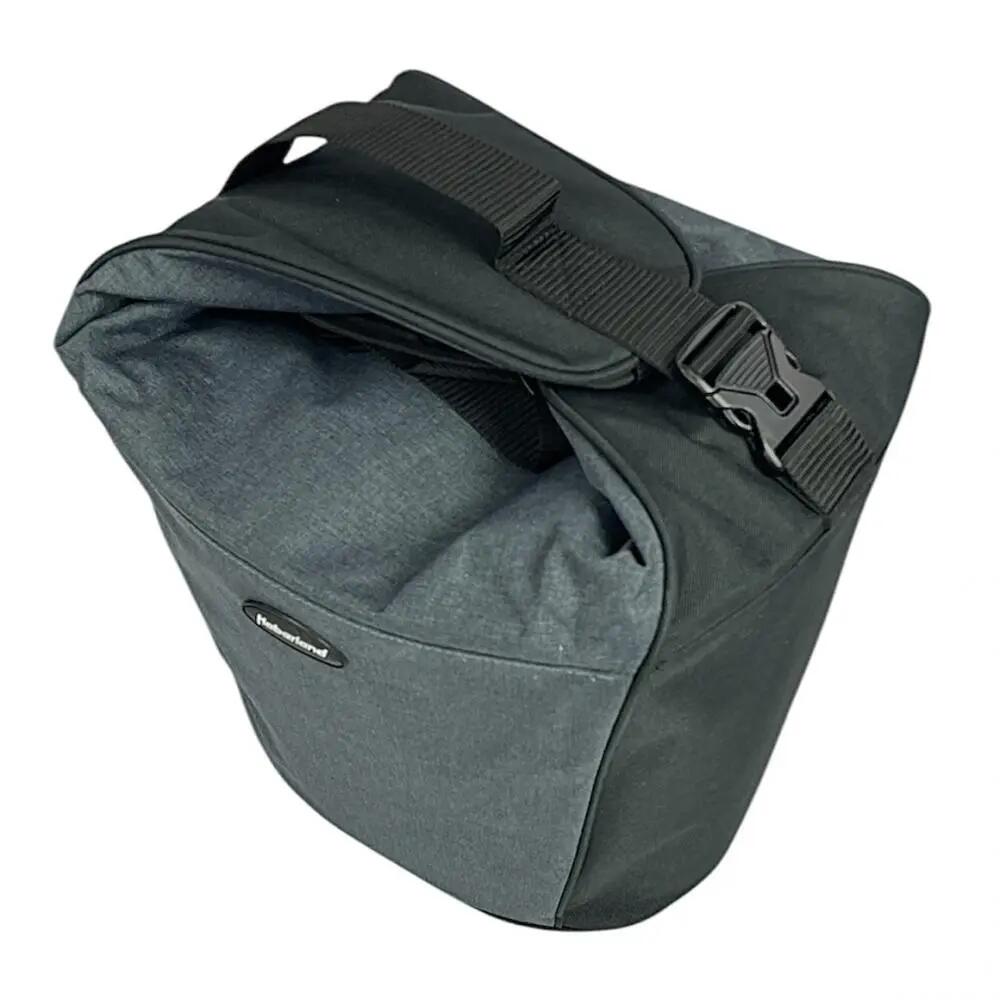 Haberland sacoche de guidon Britta gris et noir Taille 32 x 26 x 28 cm 18 l 2/3