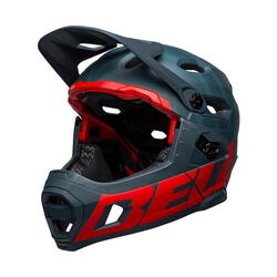 Super DH MIPS Spherical - Helm - Donkerblauw/Rood