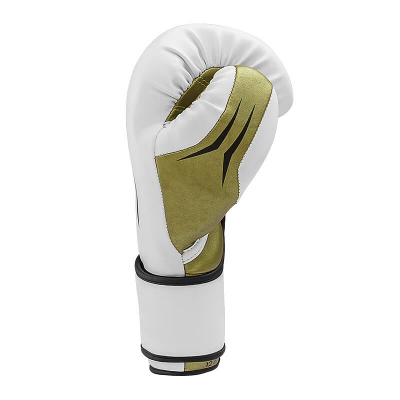 Adidas Gant de boxe « Speed Tilt 350V », 12 oz., Blanc-or