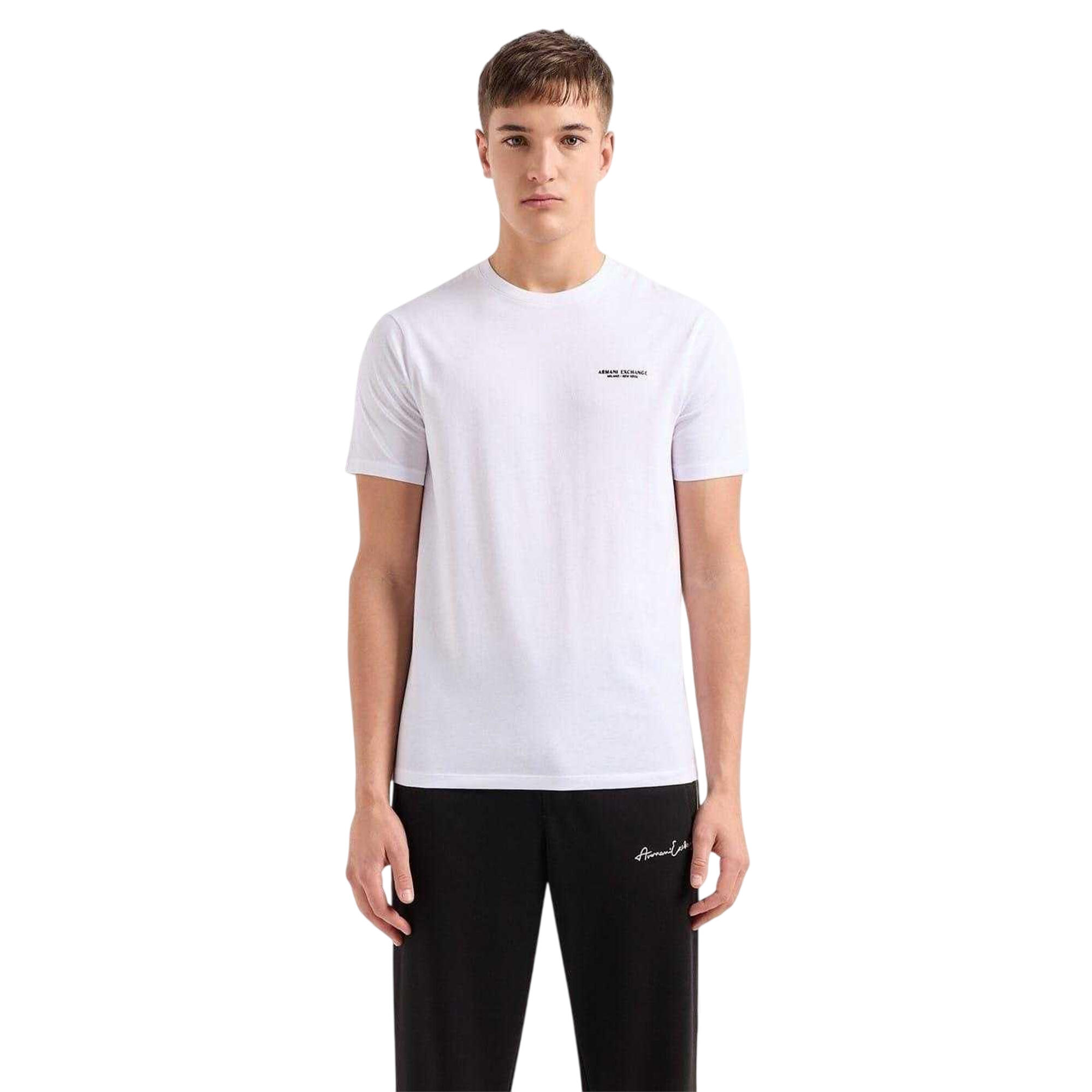 Armani Exchange Mens Logo Cotton T-Shirt