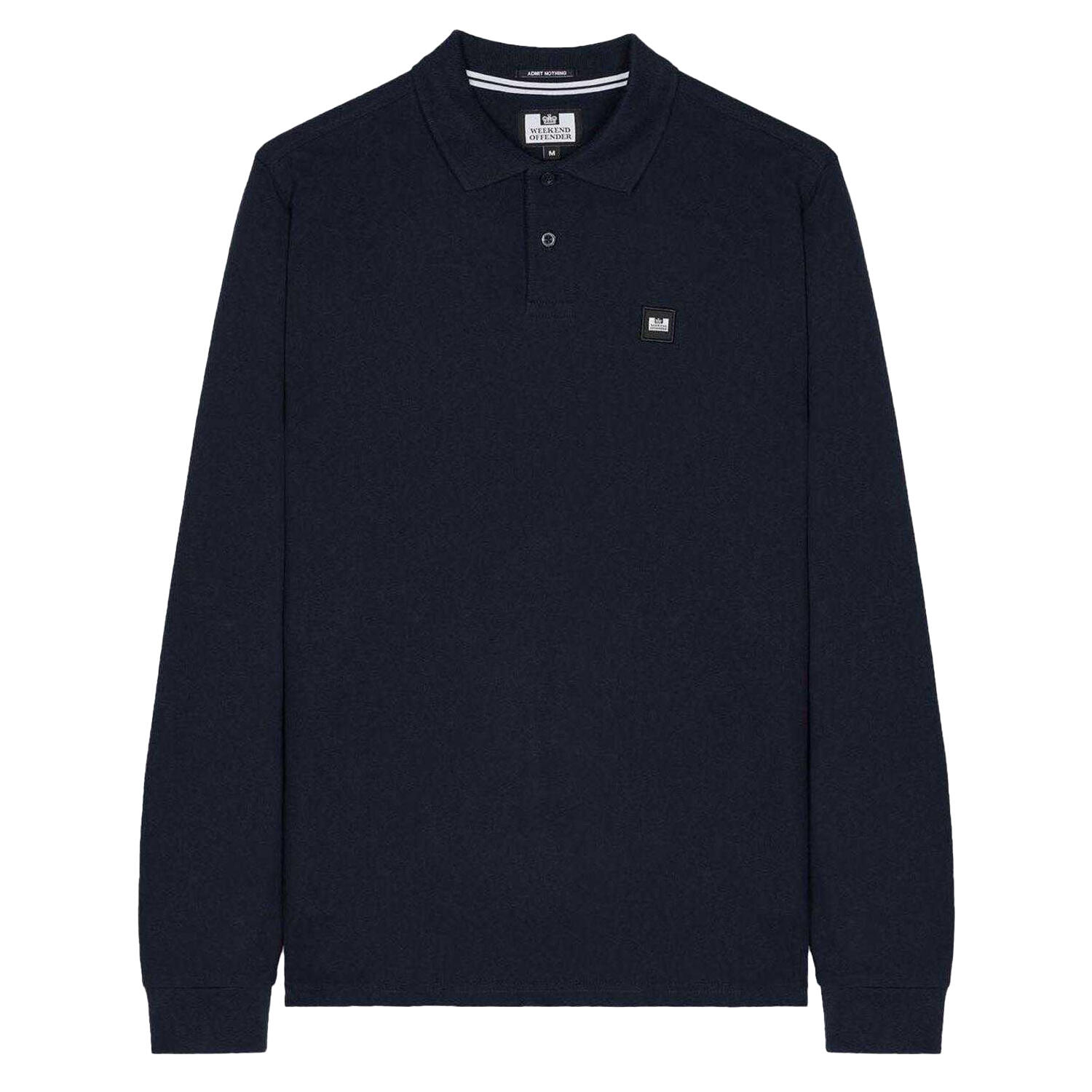 Weekend Offender Mens Long-Sleeved Polo Shirt