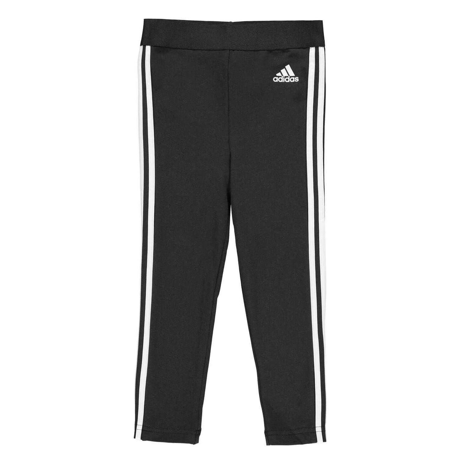 Adidas Girls 3 Stripes Leggings