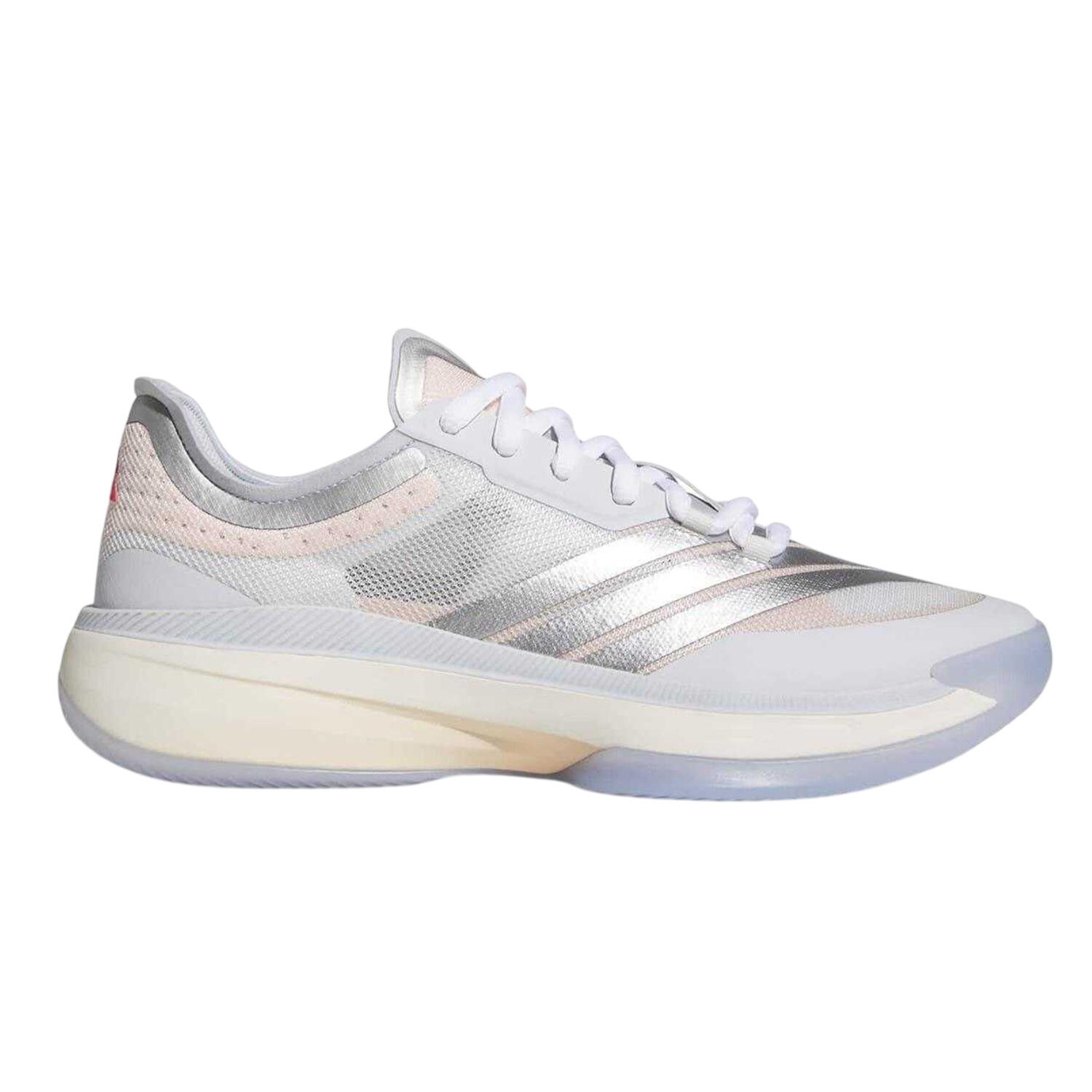 Adidas Womens/Ladies Adizero Metallic Accents Tennis Court Trainers