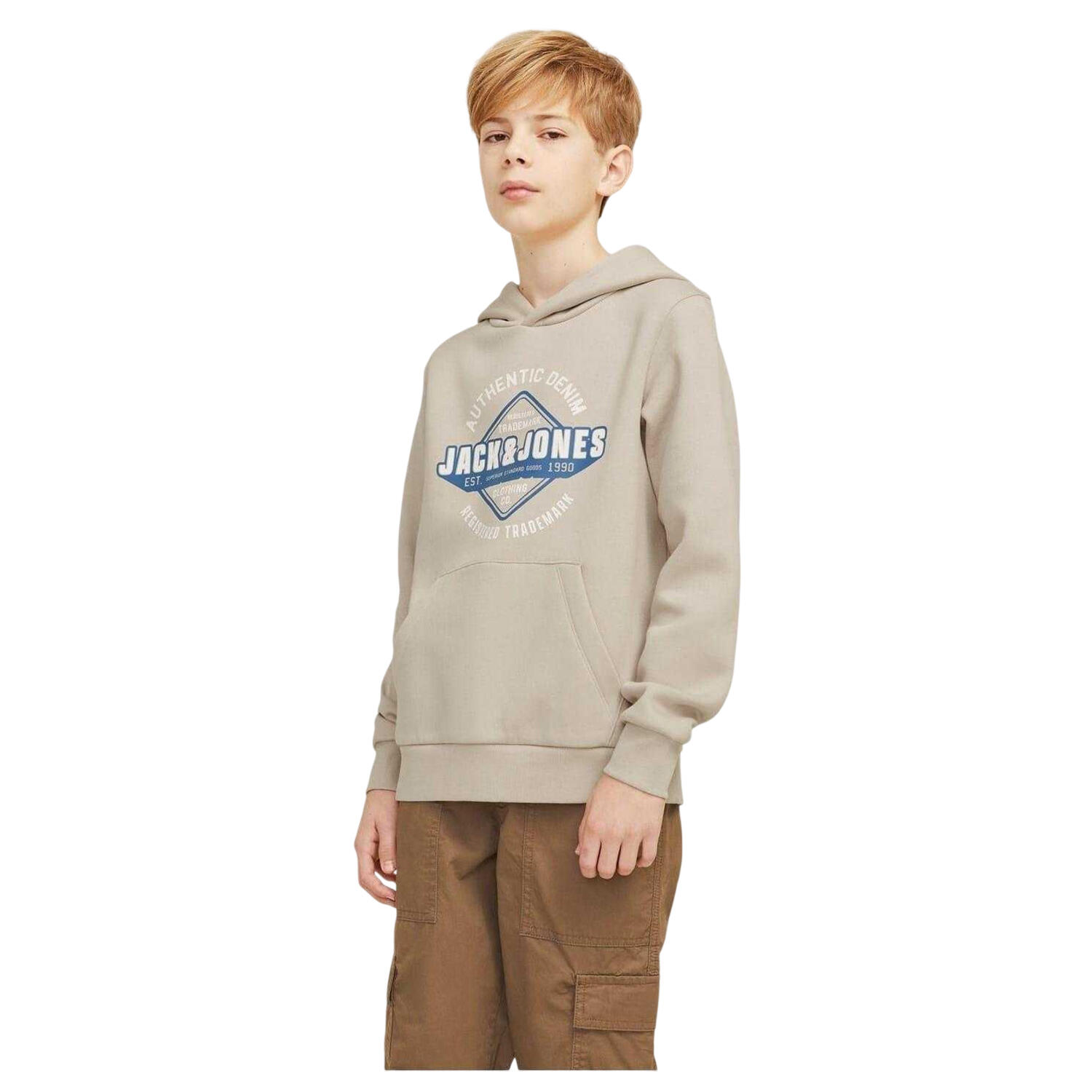 Jack And Jones Boys Logo Cotton Blend Sweatshirt