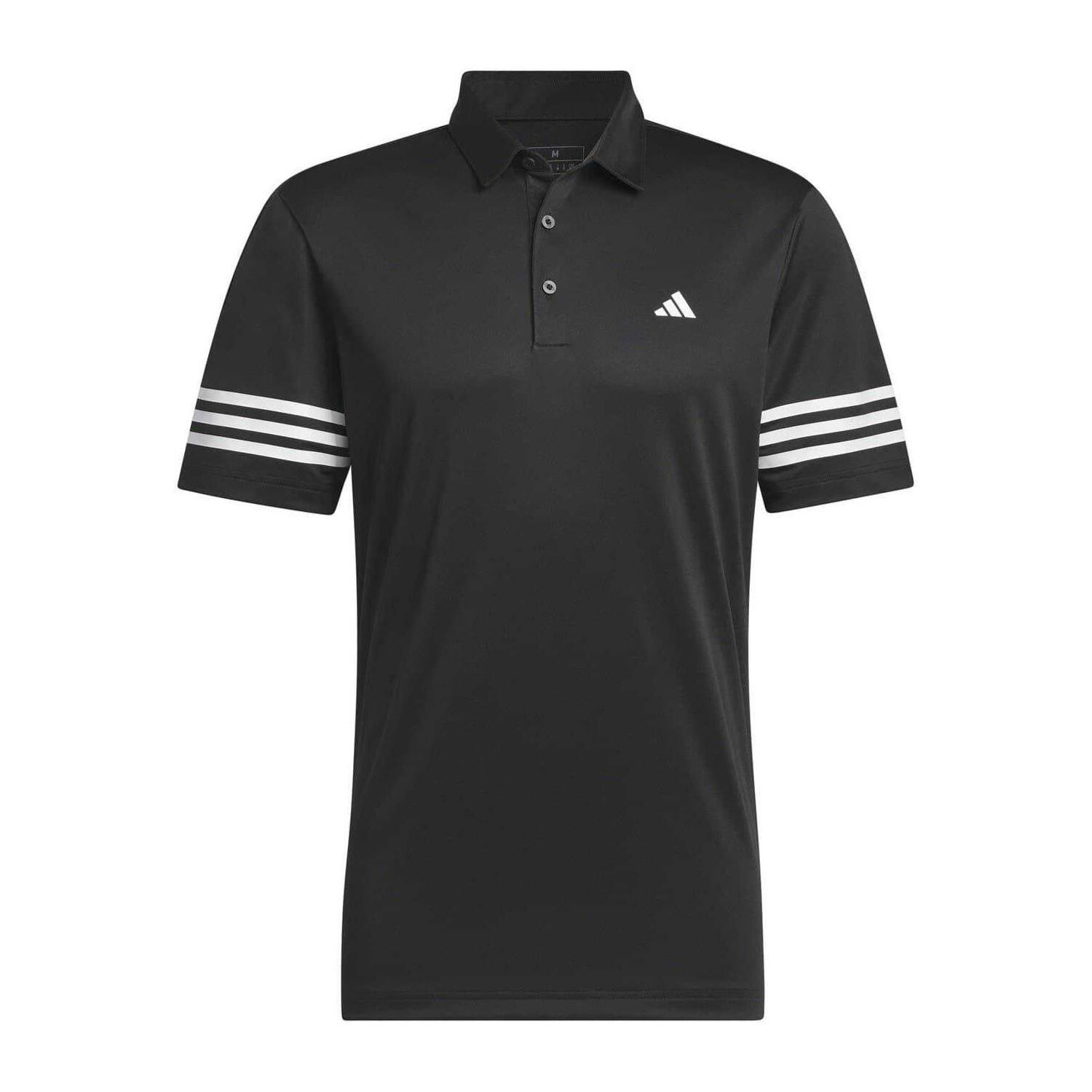 Adidas Mens Striped Regular Polo Shirt