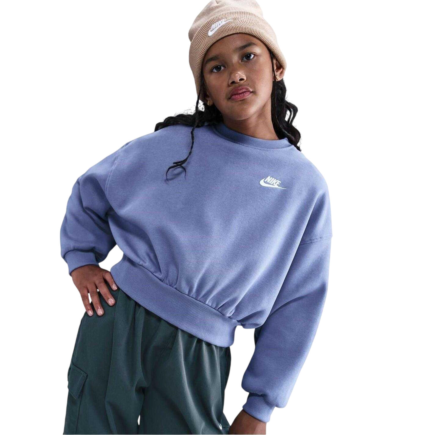 Nike Childrens/Kids Boxy Long-Sleeved Sweatshirt