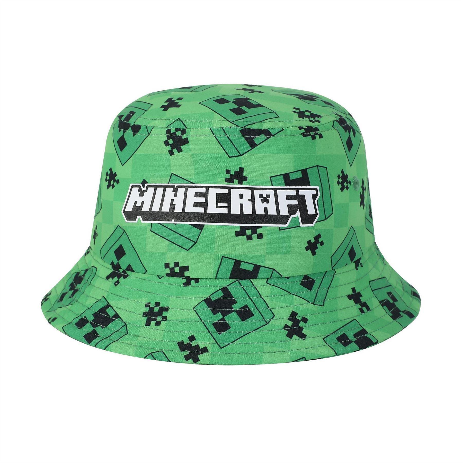 Minecraft Creeper Character Bucket Hat