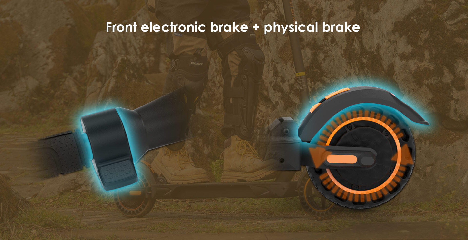 Patinete eléctrico KuKirin S1 MAX - Motor de 350 W, velocidad máxima de 25 km/h 7/7