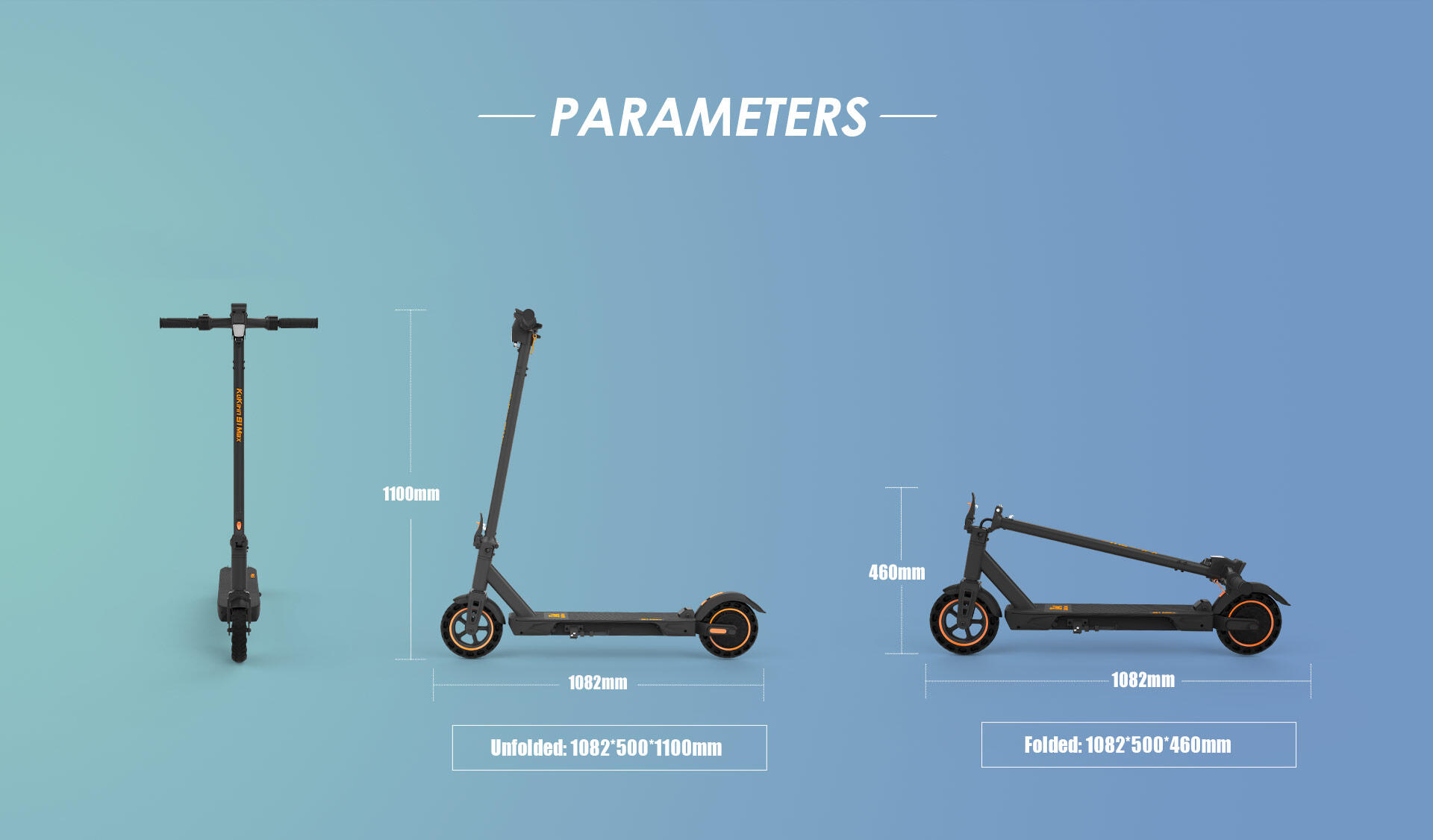 Patinete eléctrico KuKirin S1 MAX - 25 km/h, motor de 350 vatios 7/7