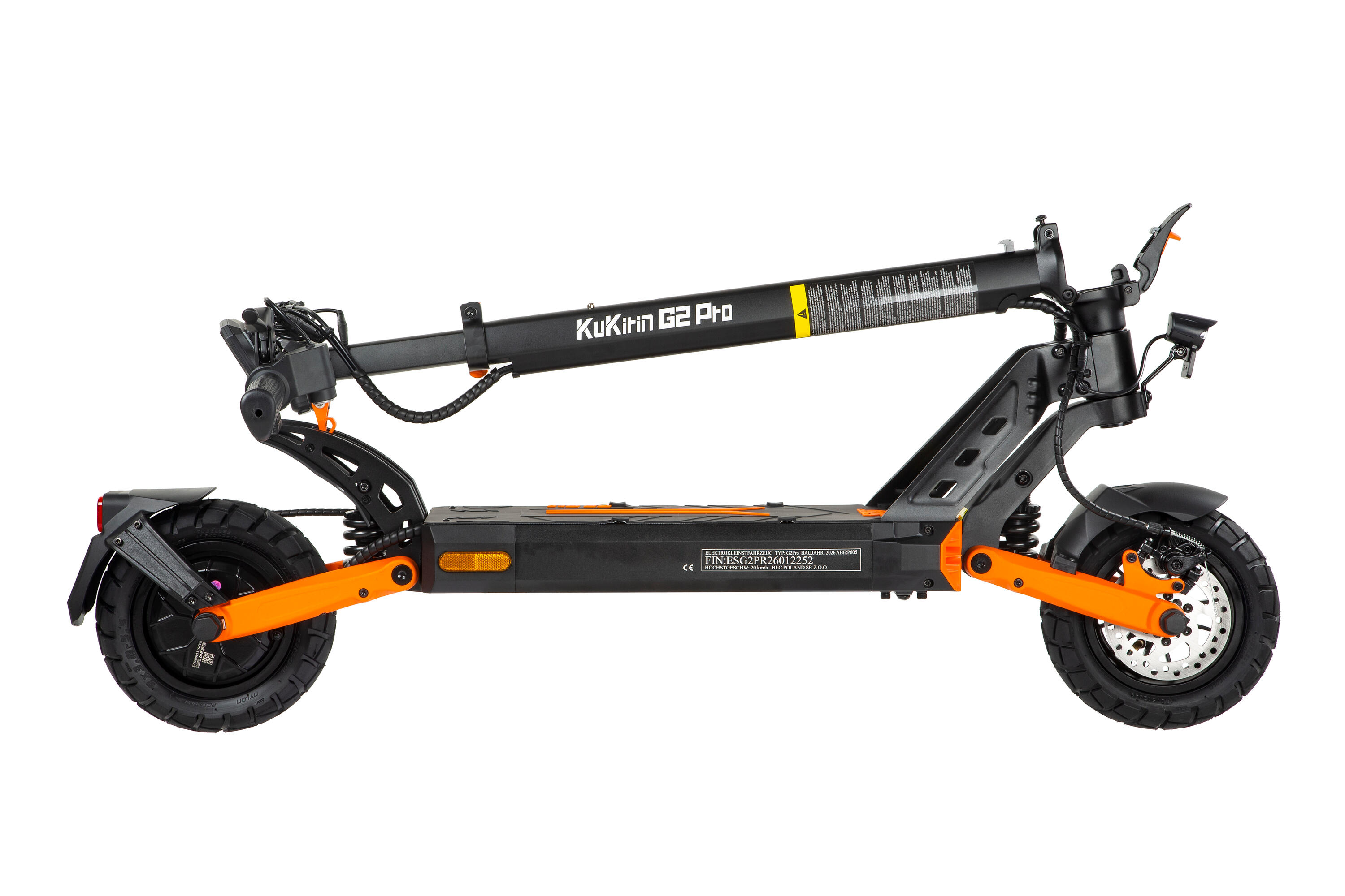 Patinete eléctrico plegable KuKirin G2 Pro ABE 6/7