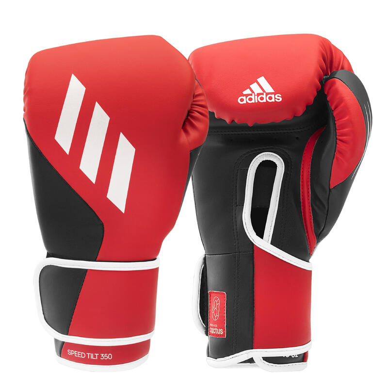 Adidas Boxhandschuhe Speed Tilt 350V, 18 oz., Rot-Schwarz