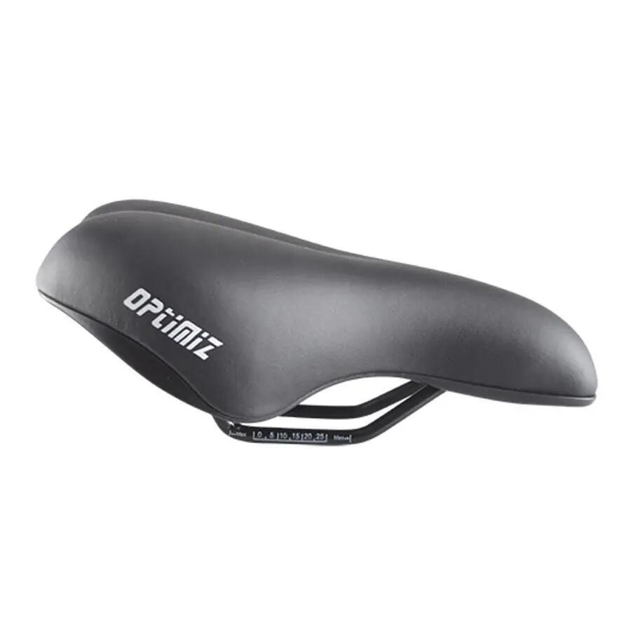 Selle loisir confort mixte rail acier Optimiz 3/4