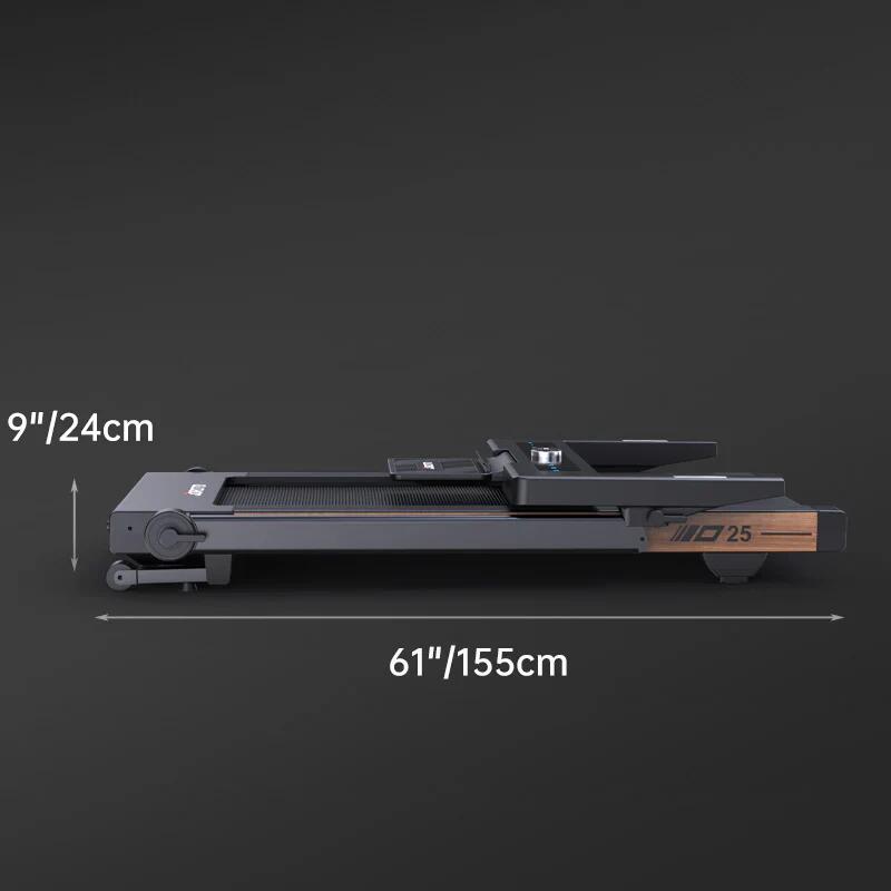 Tapis de course pliable D25 – 1 à 16 km/h, inclinaison de 9%, taille 48 × 130cm 6/7
