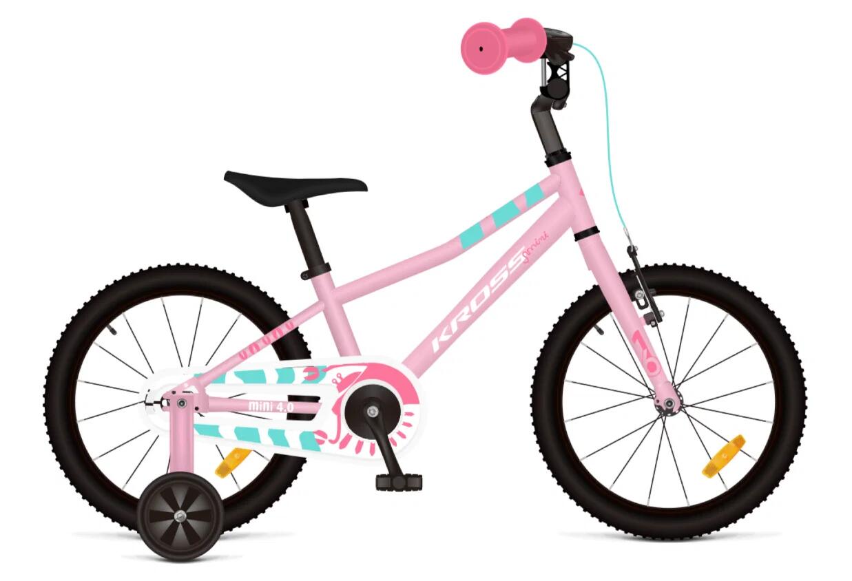 Bicicletă copii Kross Mini Lady 4.0 16 Pink.