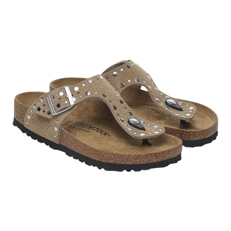 Sandálias Birkenstock Birkenstock Gizeh Rivet Suede Birkenstock 4/7
