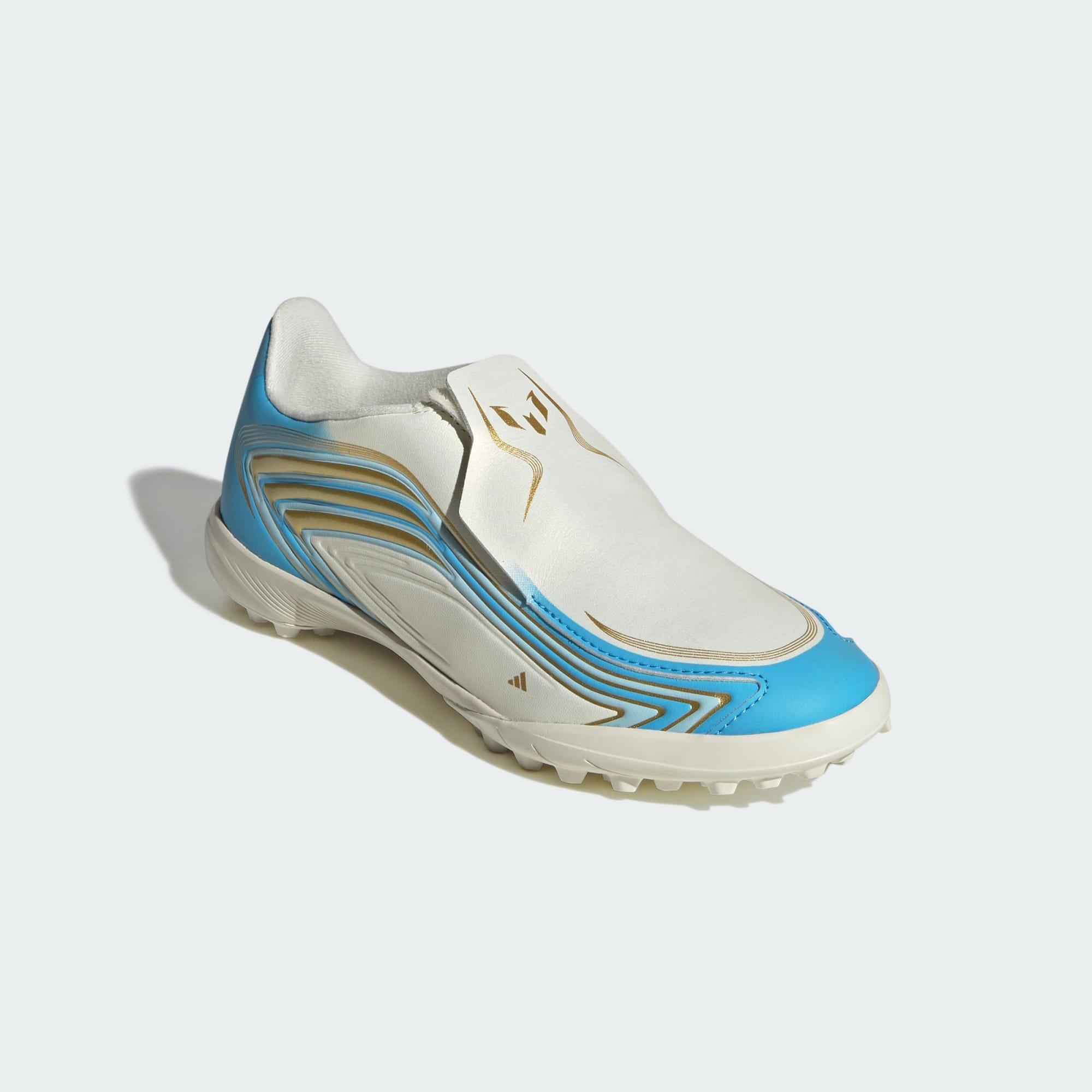 F50 MESSI LEAGUE Laceless Turf Football Boots Kids 4/7