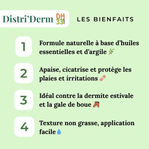 Distri’Derm – Crème cicatrisante naturelle peau abimée cheval 500 ml 4/4