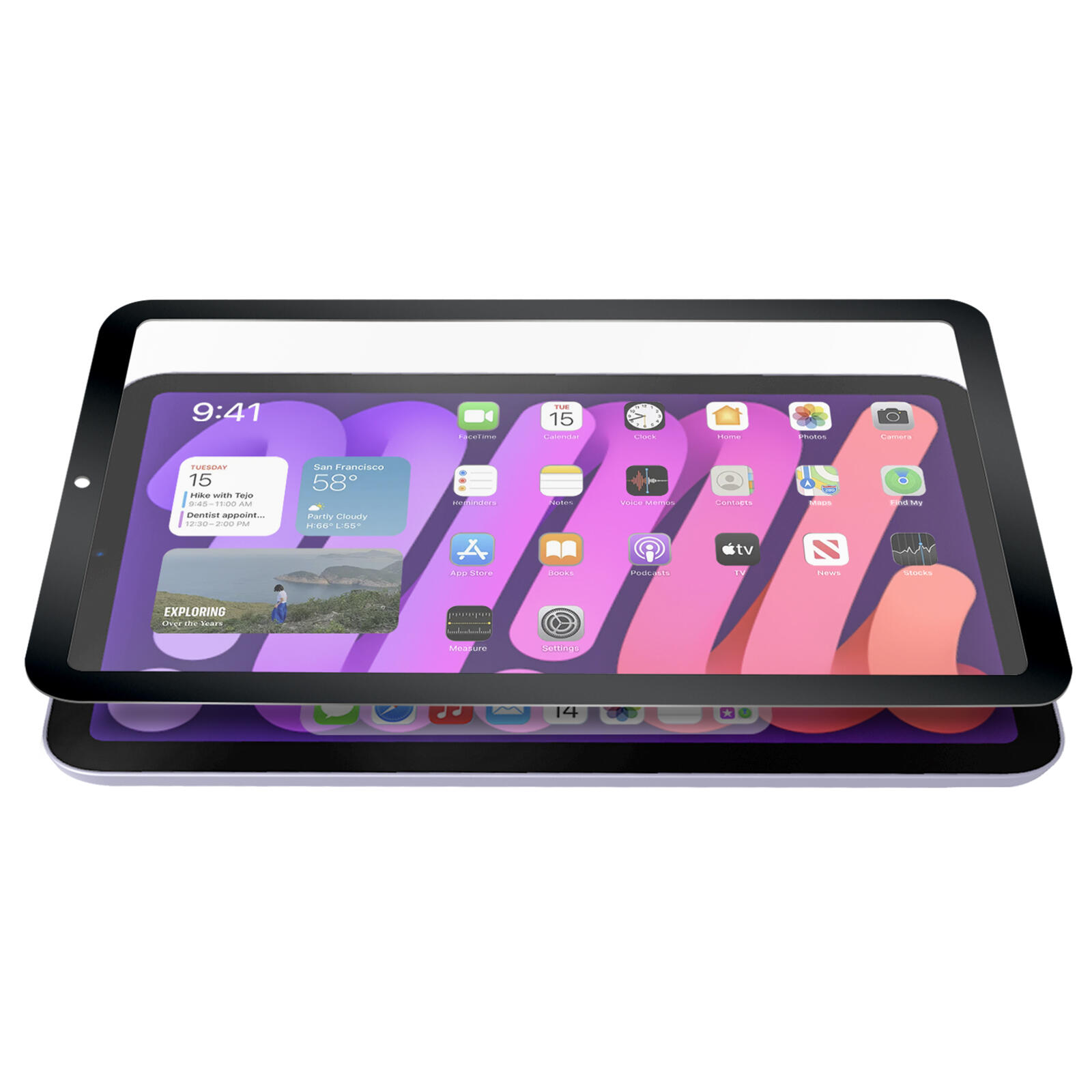 Protecteur d'écran complet en verre flexible pour iPad Mini 6 2/2