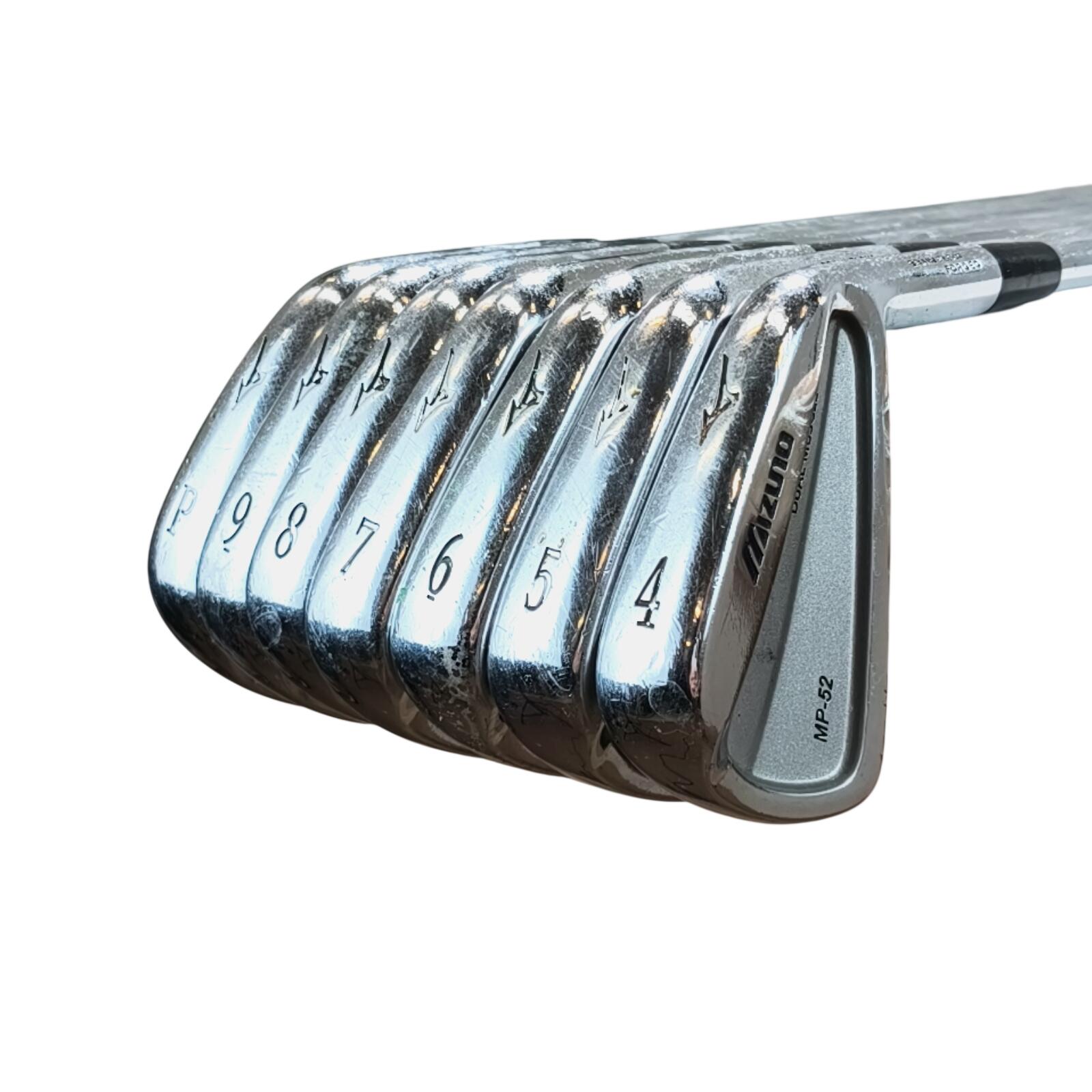 Mizuno MP-52 IJzerset / 4-PW / Flex Stiff / Staal 3/7