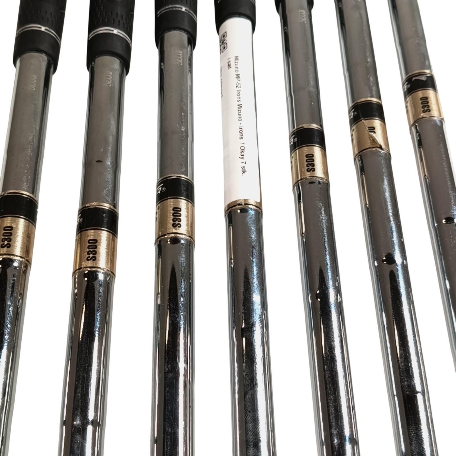 Mizuno MP-52 IJzerset / 4-PW / Flex Stiff / Staal 4/7