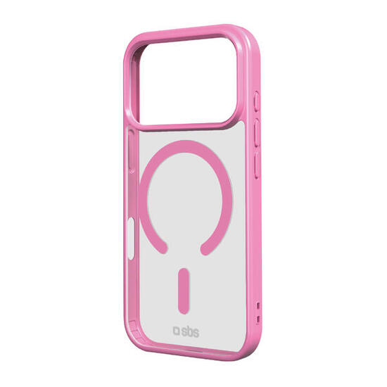 Case voor iPhone 17 Pro met gekleurde Rändern, compatibel met MagSafe Aufladung
