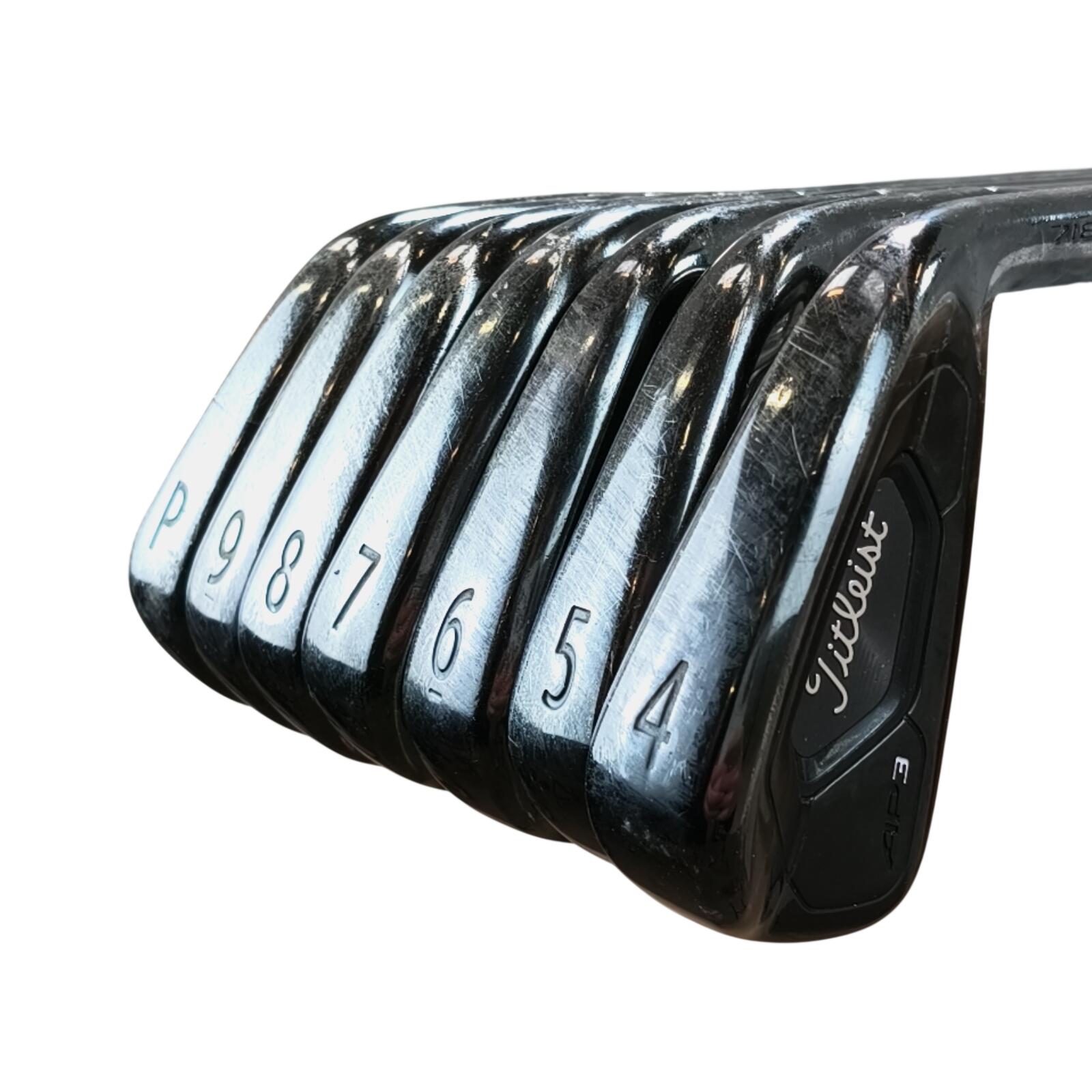 Titleist AP3 718 Blackout IJzerset / 4-PW / Flex Stiff / Staal 3/7