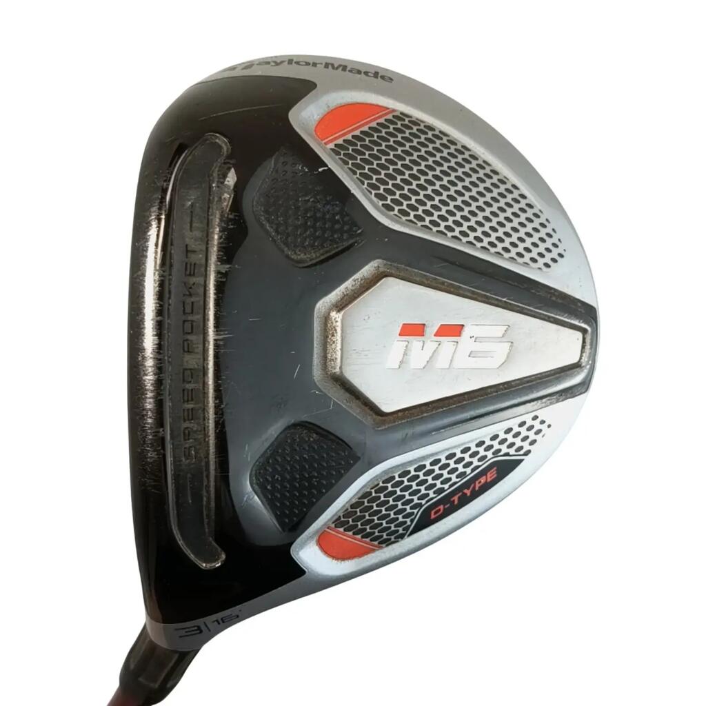 Left TaylorMade M6 D-Type Fairway Wood / Flex Regular / #3/15