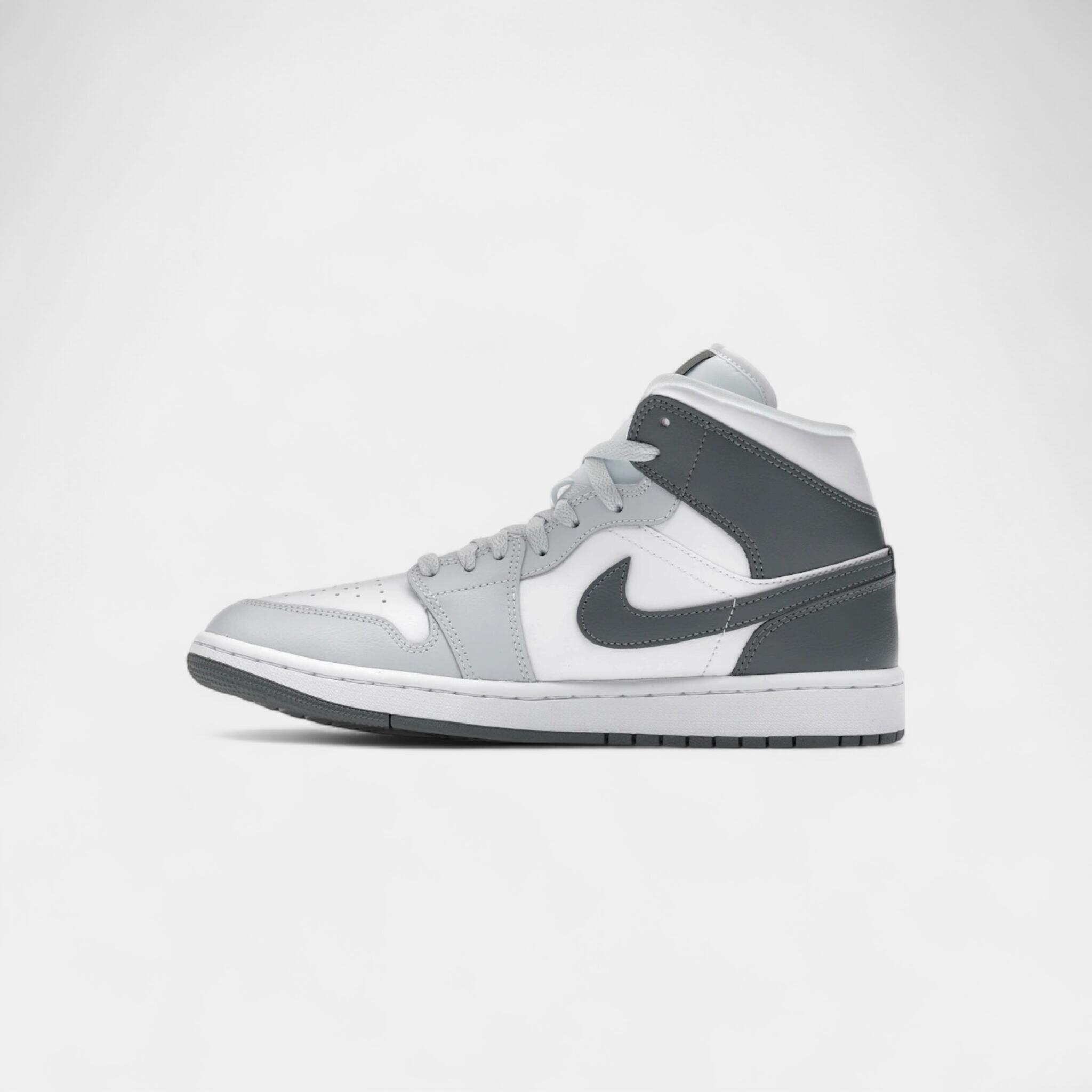 Jordan 1 Mid White Smoke Grey (Women's) 4/4