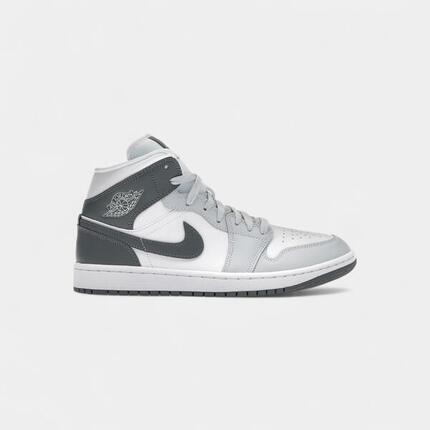 Jordan 1 Mid White Smoke Grey (Women's)