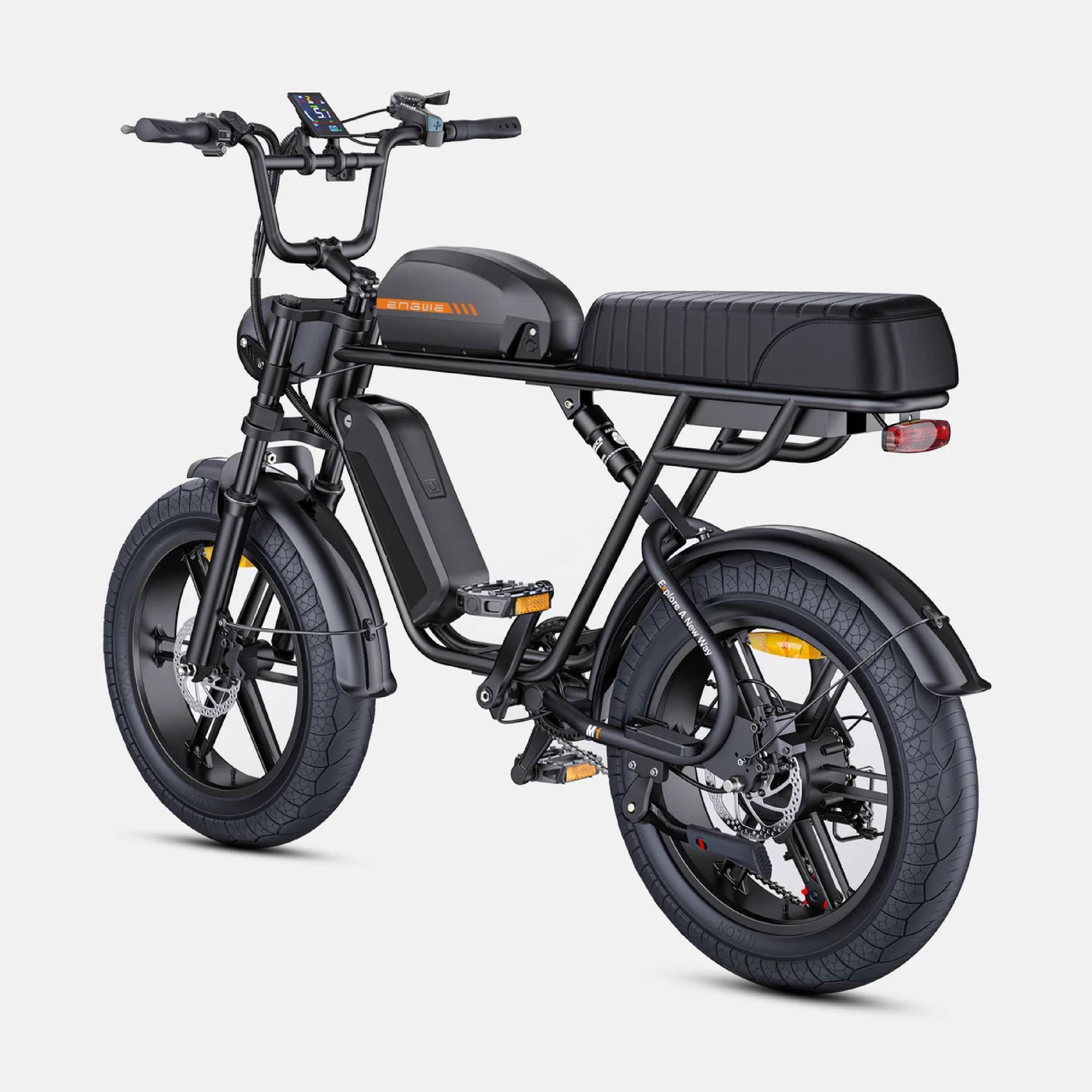 M1 Bicicleta eléctrica de batería doble 48V 28,6Ah, neumático 20" 3/3