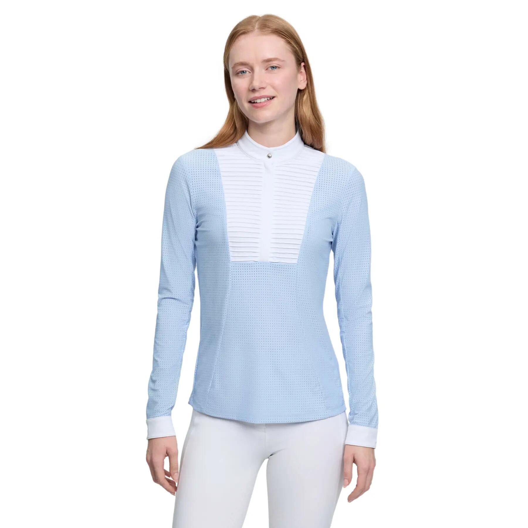 Dames wedstrijdpolo met lange mouwen LeMieux Sophia 1/6