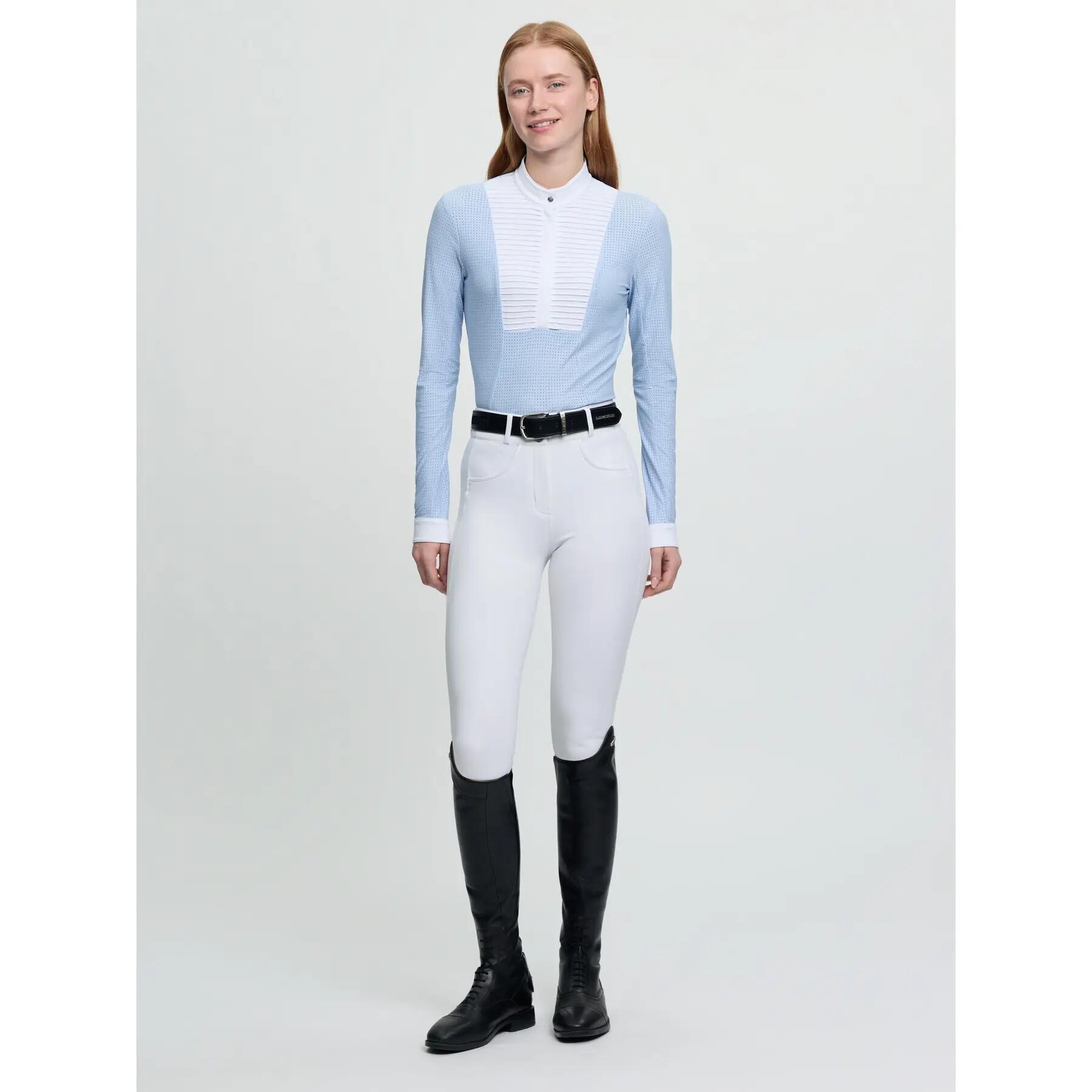 Dames wedstrijdpolo met lange mouwen LeMieux Sophia 4/6