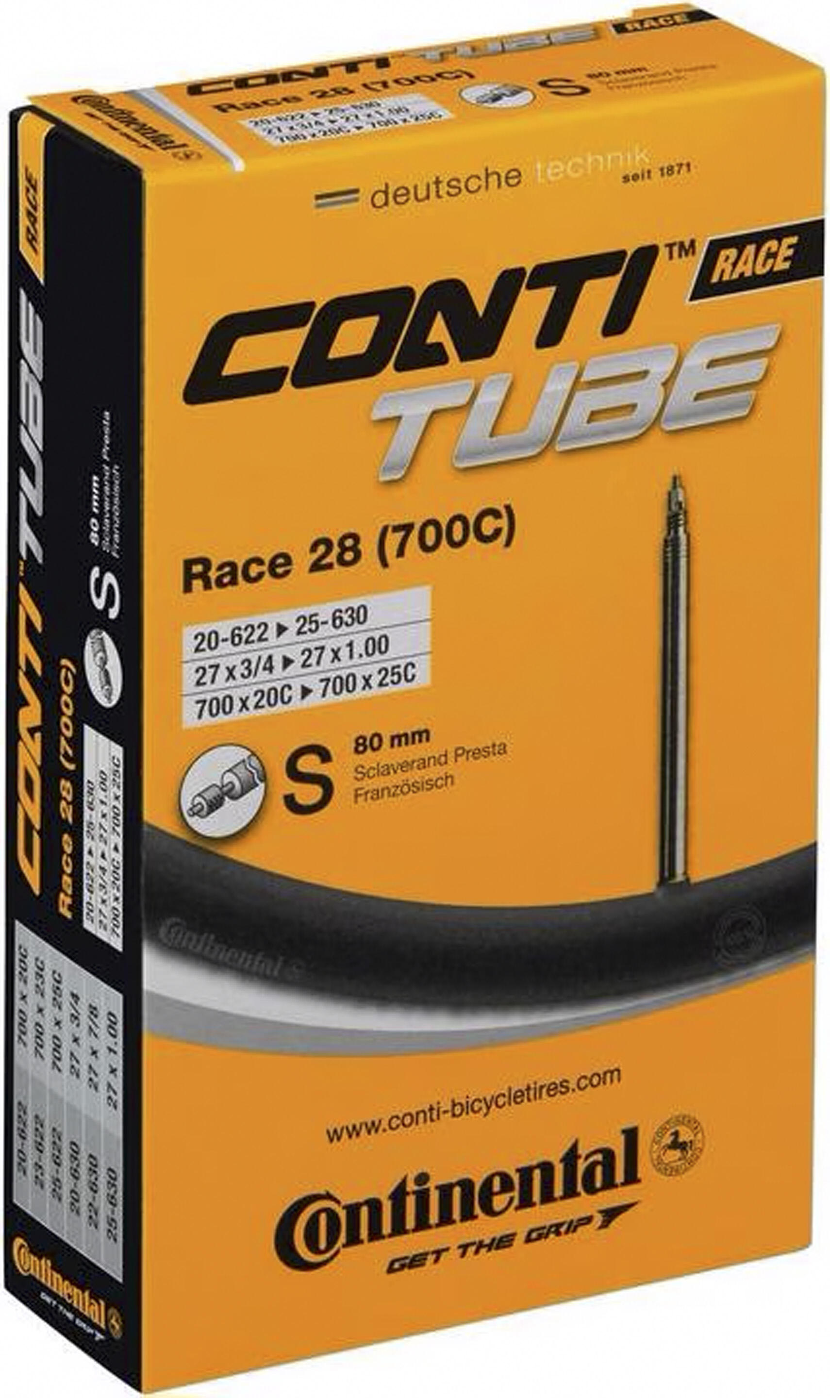 Road Race Schlauch 700x20-25 mit 80 mm Ventil 2/4