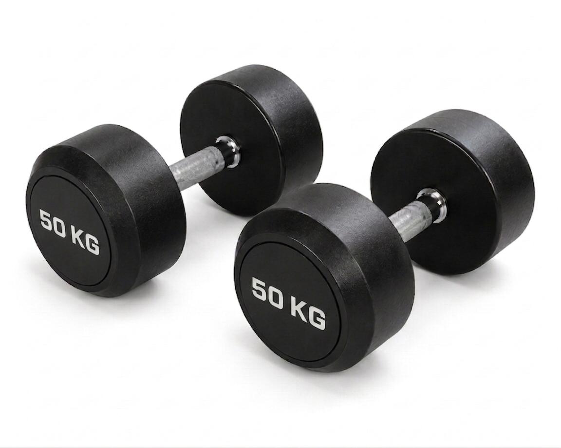 Mancuernas Redondas 50 kg (par) Fitness Musculación 2/3