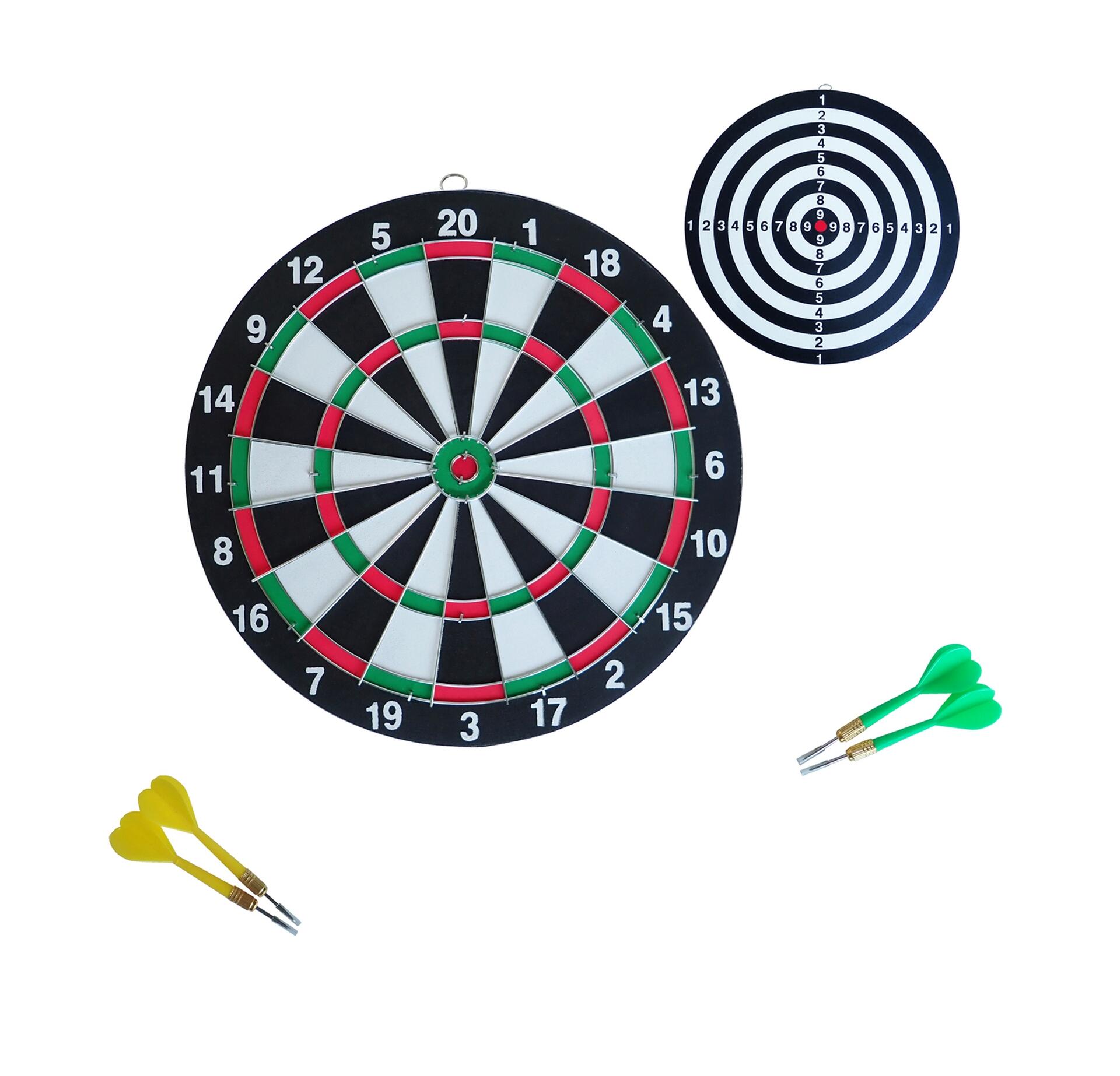 KUBISPORT Terč 30 cm - kovový rám, 4 šipky