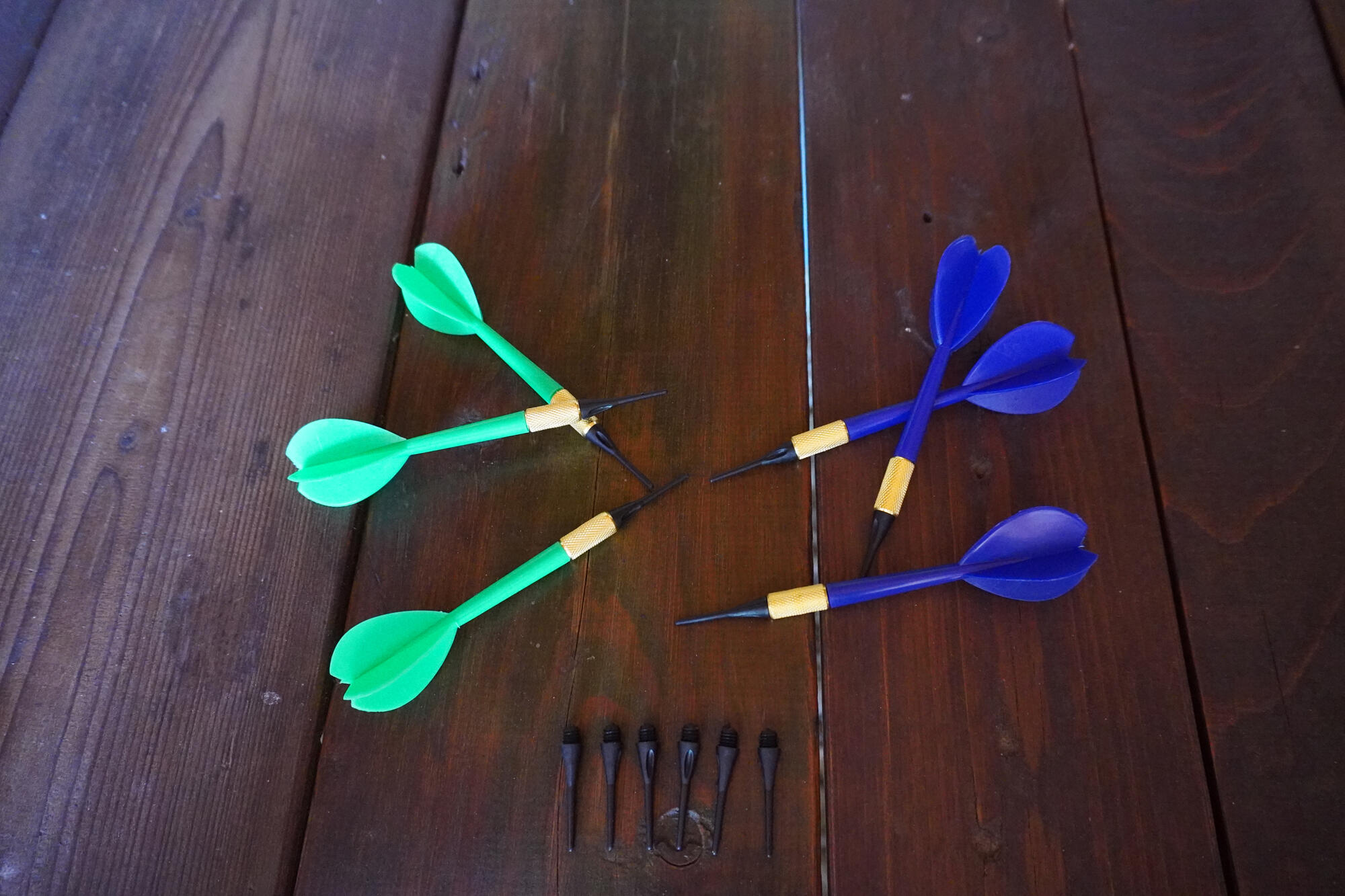 Soft Target 45cm - 6 Stück Darts mit Plastikspitzen 4/4