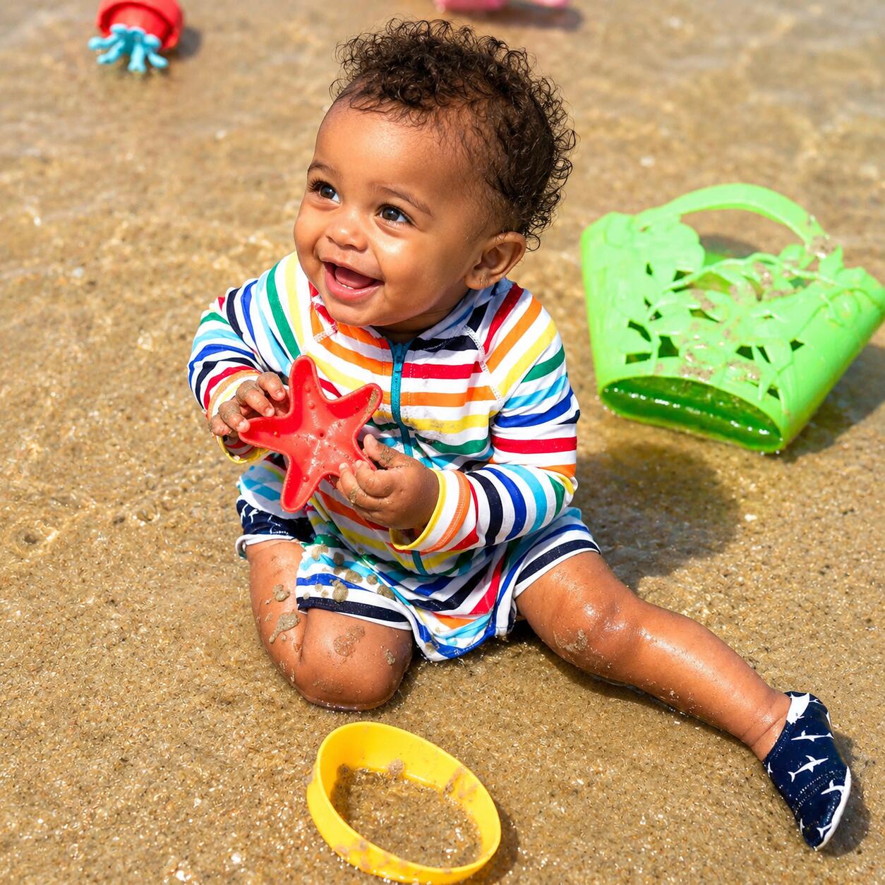 Ciabatte da interno, da spiaggia o da piscina - Shark - per bambini 5/7