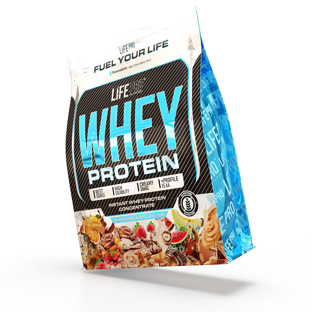 Proteína de suero En Bolsa Life Pro Whey 1kg Proteccion y Crecimiento Muscular 4/6