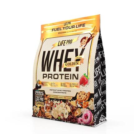 LIFE PRO WHEY GOURMET EDITION 900G - Proteína Whey y Recuperación Muscular