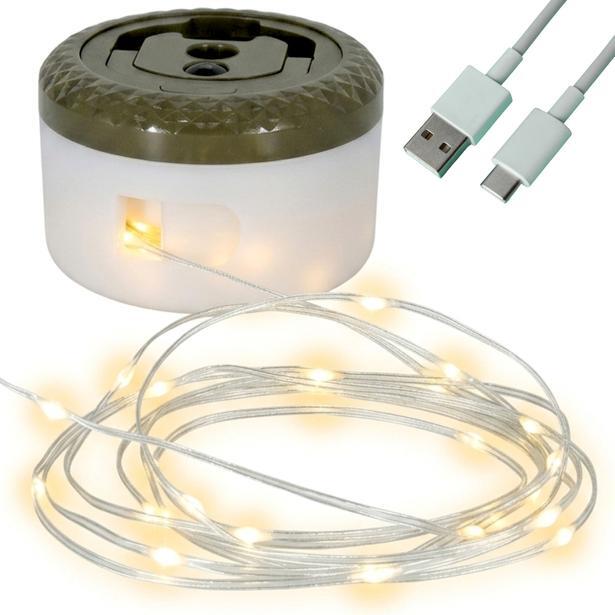 Lampka girlanda kempingowa Redcliffs 100 LED USB 3/7