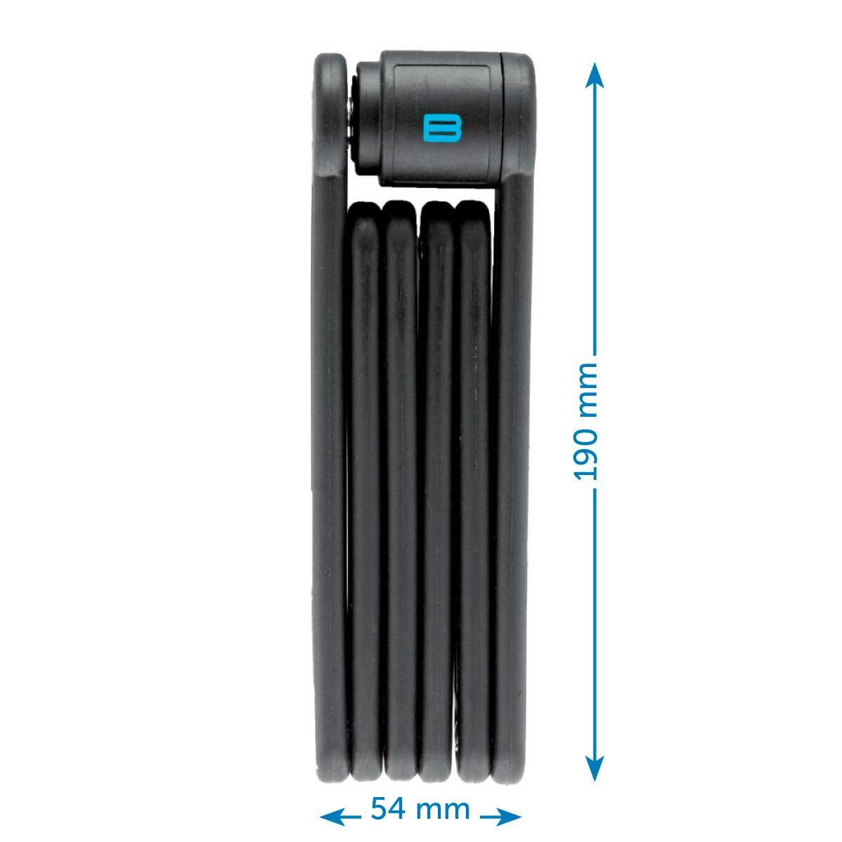 Lucchetto BRN pieghevole Snake Extra blu 1100 mm 3/4