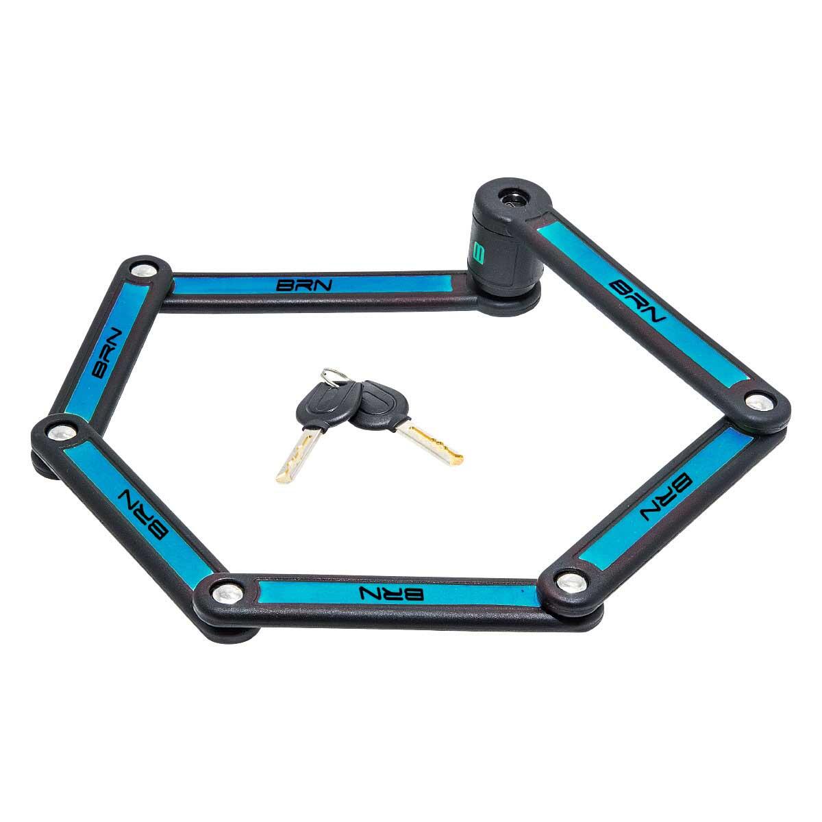 Lucchetto BRN pieghevole Snake Extra blu 1100 mm 2/4