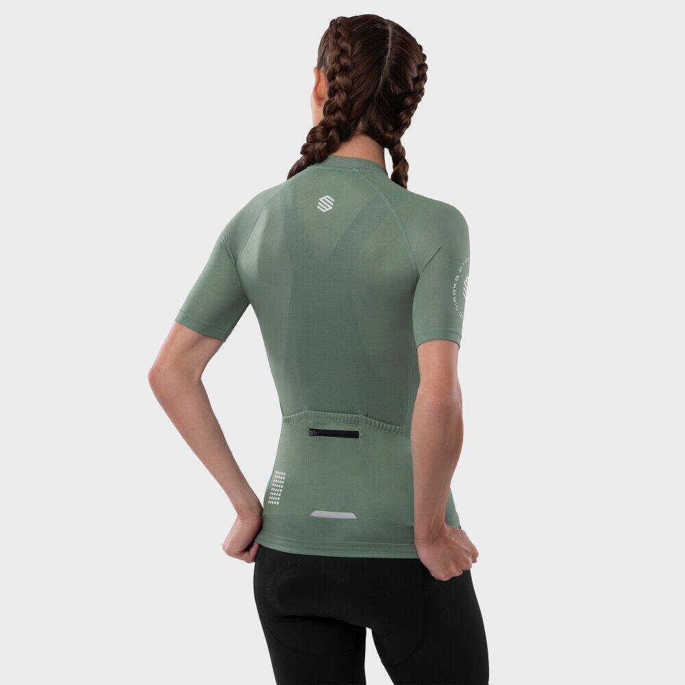 Dames Fietsen ultralichtgewicht wielershirt M3 Altitude Olijfgroen 6/7