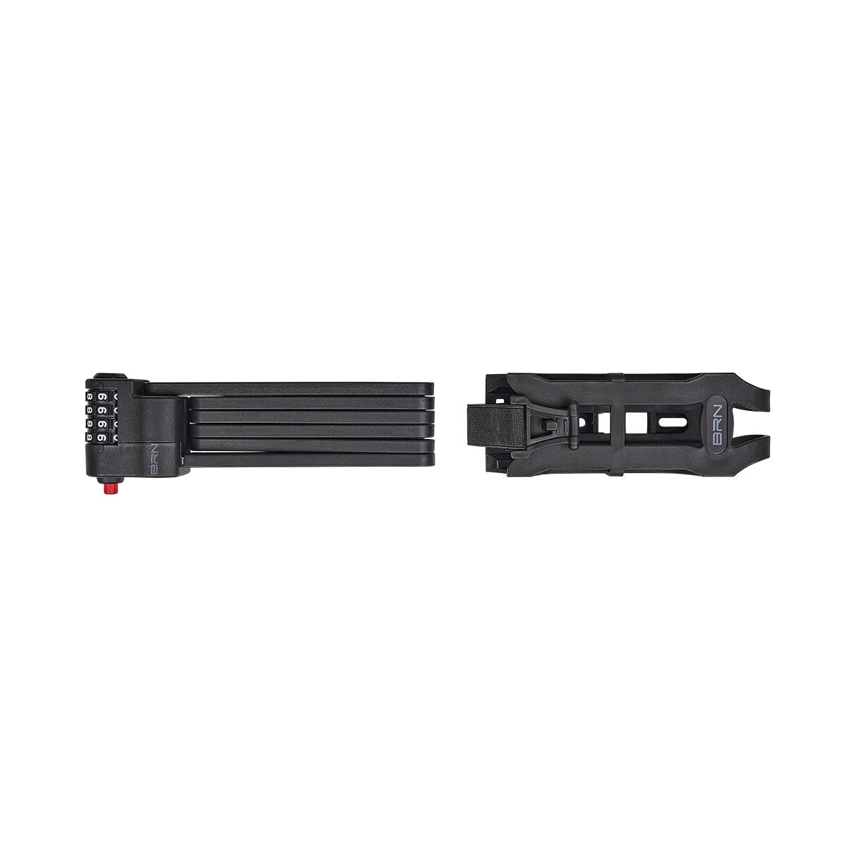 Lucchetto BRN Square Combo nero 213 x 68 x 53/800 mm 3/3