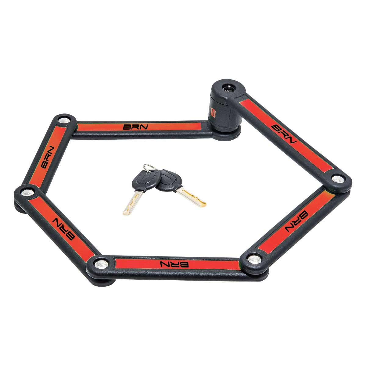 Lucchetto BRN pieghevole Snake Extra rosso 1100 mm 2/4