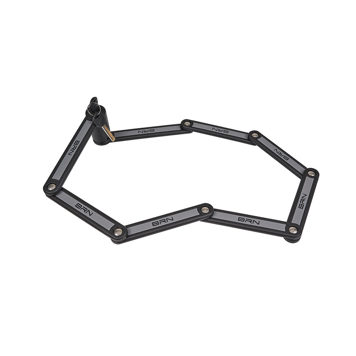 Lucchetto BRN pieghevole Snake Extra nero 1100 mm 2/3