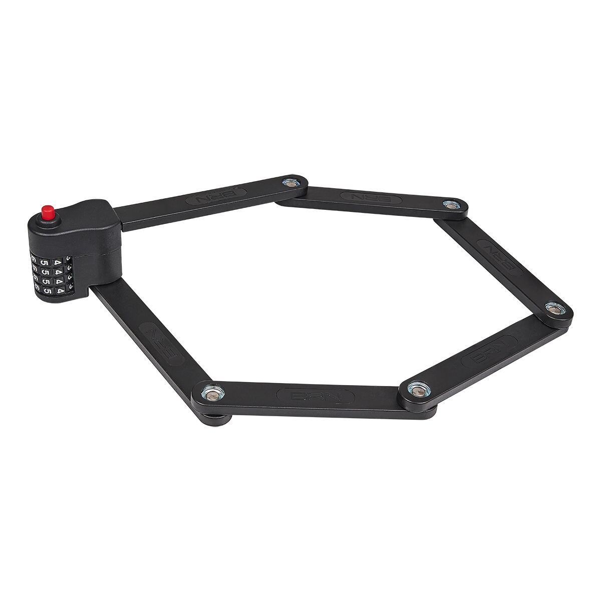 Lucchetto BRN Square Combo nero 213 x 68 x 53/800 mm 2/3